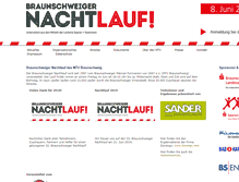 Tablet Screenshot of nachtlauf-bs.de